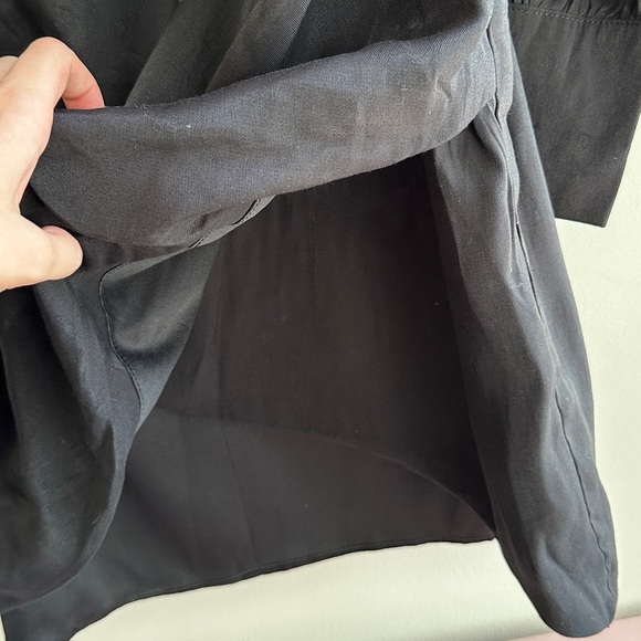 PrettyLittleThing Plus Black Shimmer Ruched Detail Puff Sleeve Bodycon Dress,NWT - Picture 15 of 16